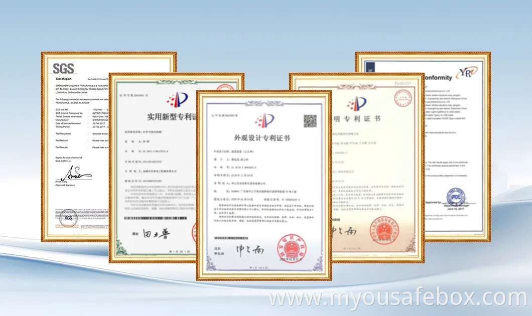 Portable Small Treadlock Digital Gun Pistol Handgun Firearm Fingerprint Biometric Safe Box Hidden Security Box